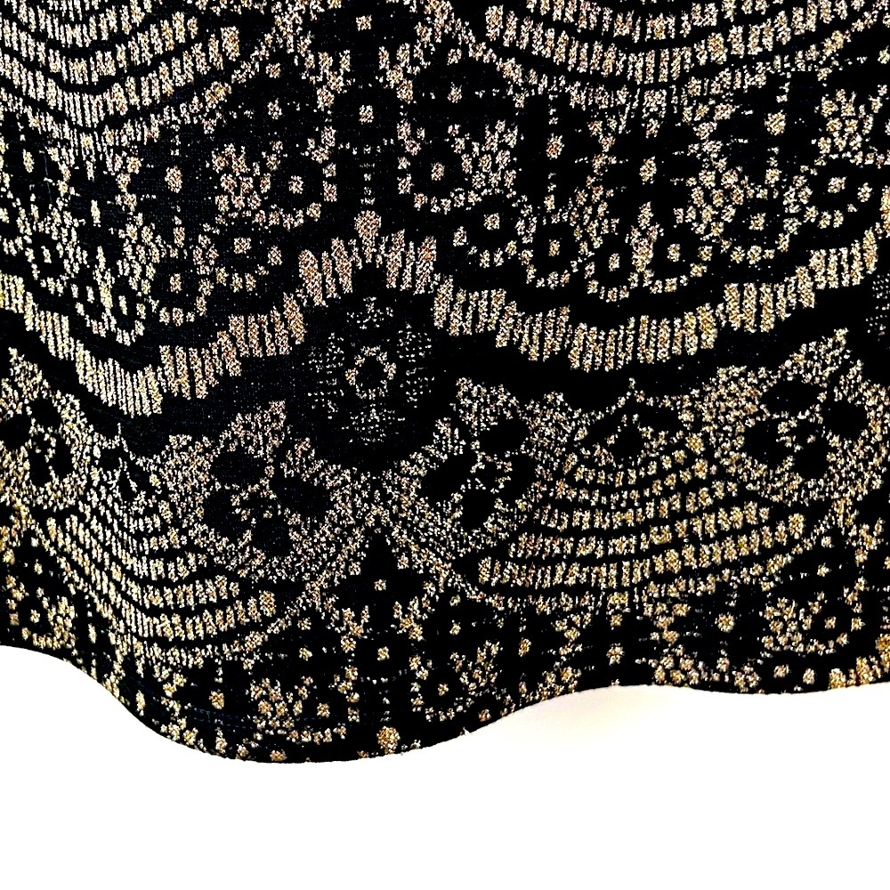 NWT Urban Girl Nites Black and Golden/Tan Fitted Dress! - Picture 15 of 15